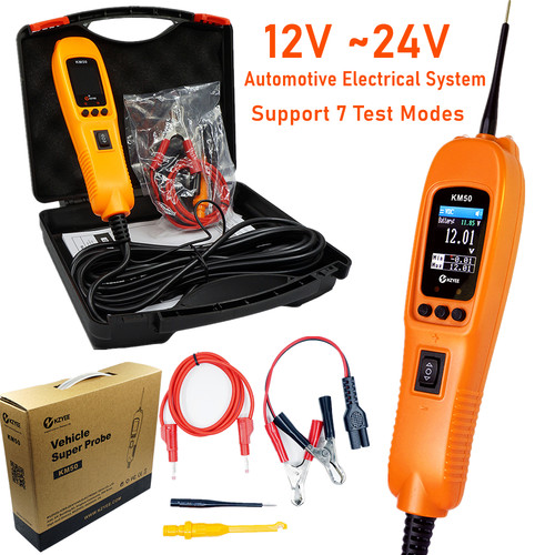 Km50 batterietester 12v 24v - batterietester, 12v/24v
