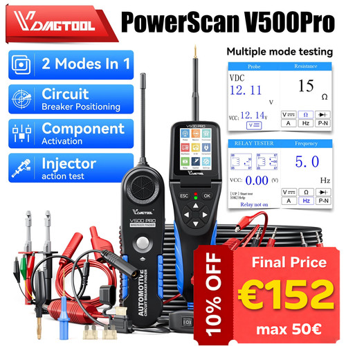 12v 24v vdiagtool v500 - 12v/24v,